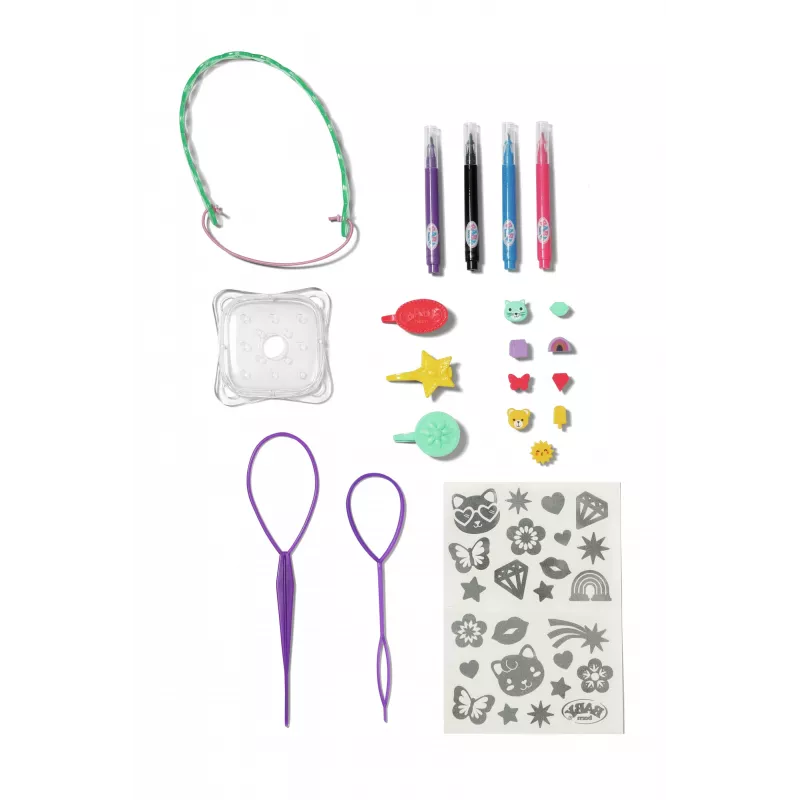 BABY born Styling Marker & Accessories, Makeup/Styling doll head, Female, 3 yr(s), Boy/Girl, Multicolour
