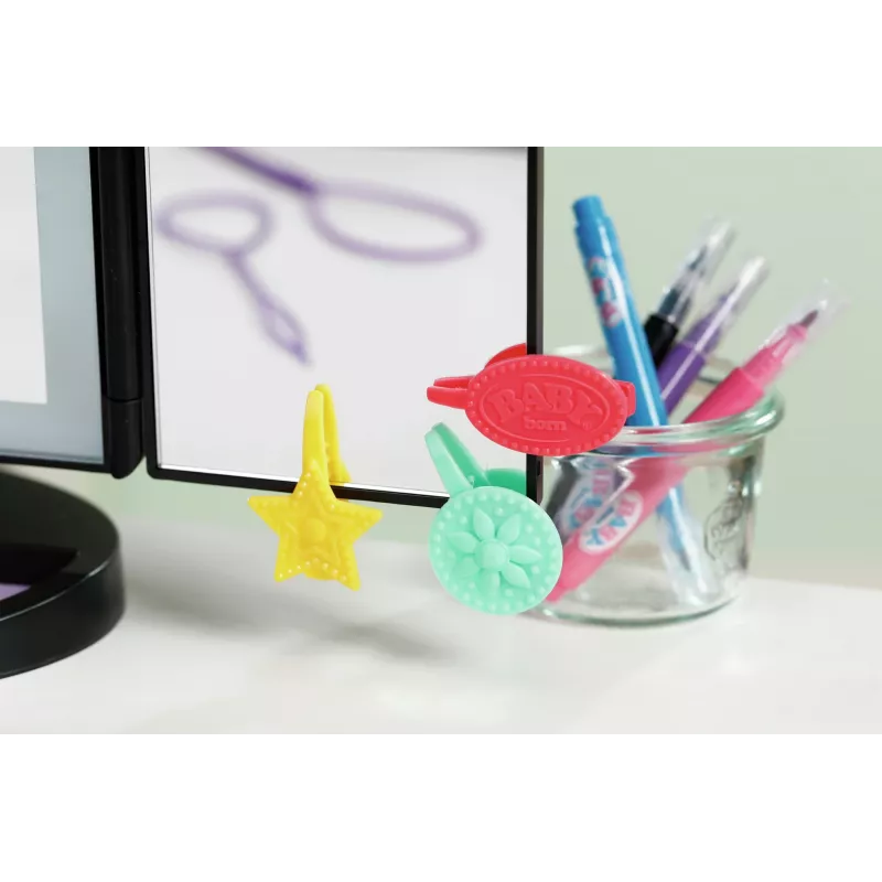 BABY born Styling Marker & Accessories, Makeup/Styling doll head, Female, 3 yr(s), Boy/Girl, Multicolour