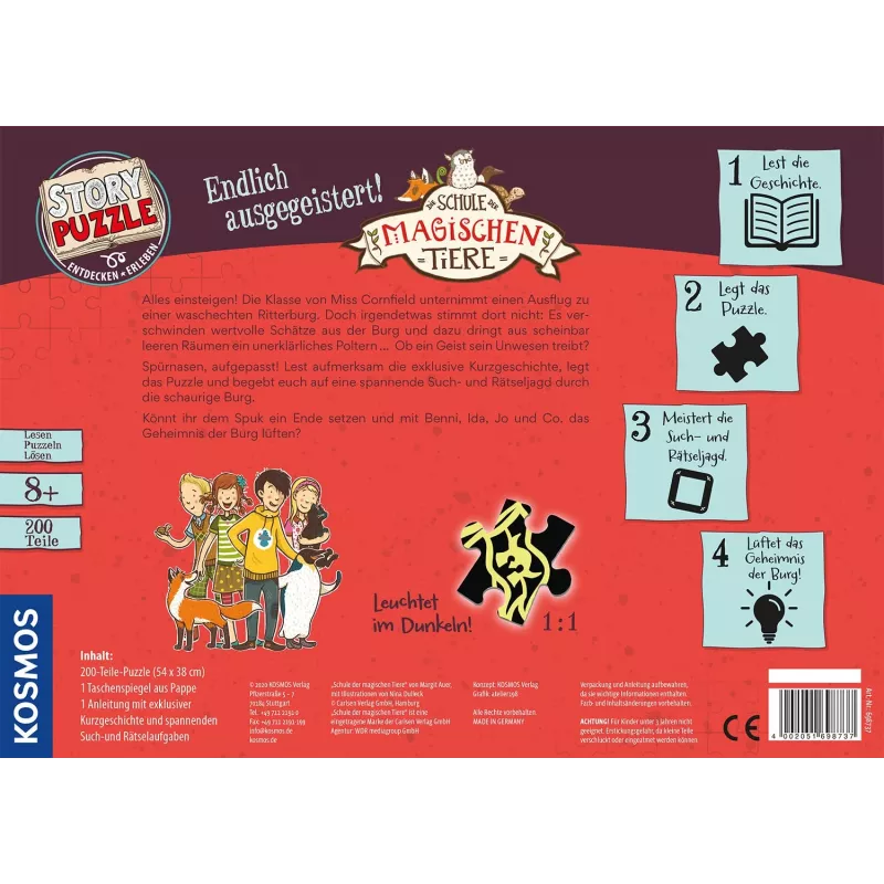 Puzzle Kosmos Die Schule der magischen Tiere 8+