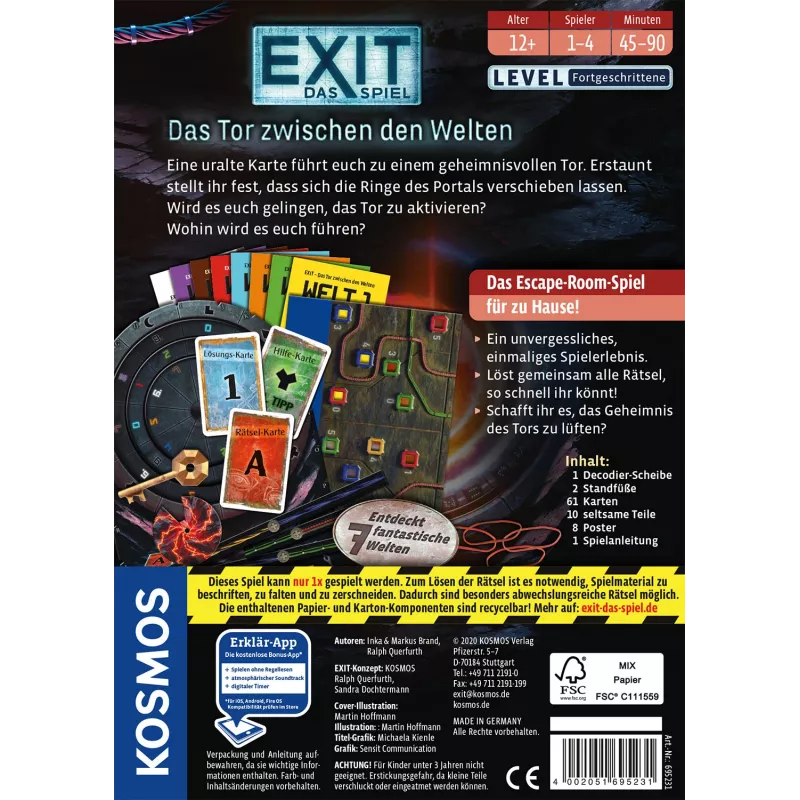 Kosmos 82.695231 Card Game Trivia