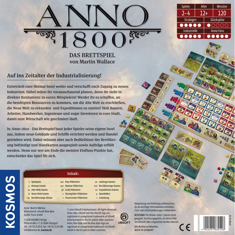 Kosmos Anno 1800 Board game Strategy