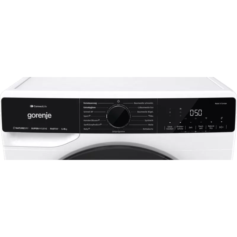 Gorenje DPNA83W tumble dryer Freestanding Front-load 8 kg Black, White