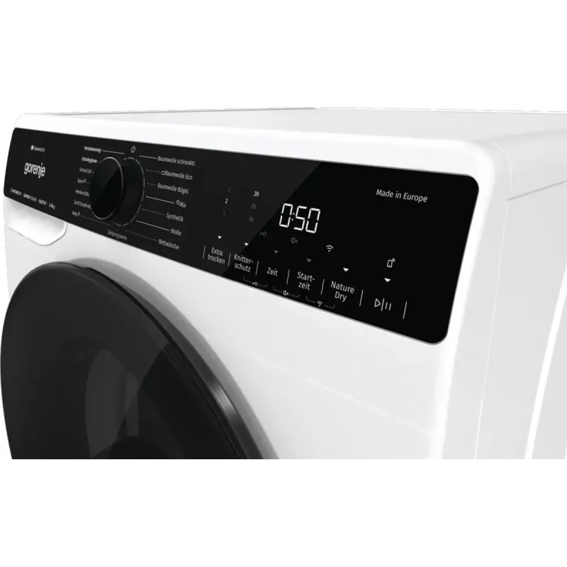 Tumble dryer Gorenje DPNA93W heat pump, freestanding front-load, 9 kg, white, energy class C