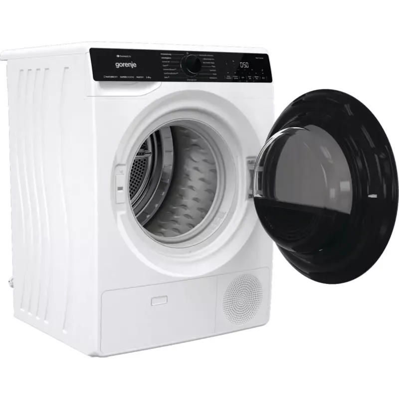 Tumble dryer Gorenje DPNA93W heat pump, freestanding front-load, 9 kg, white, energy class C