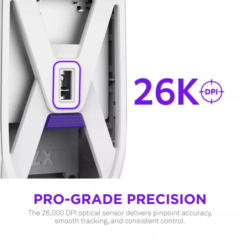 NZXT Lift Elite Wireless Gaming Mouse White