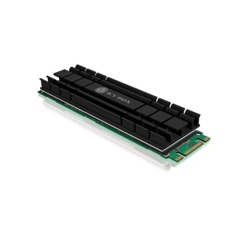 ICY BOX IB-M2HS-701 M.2 NVMe SSD Heatsink/Radiator Black 1 pc(s)