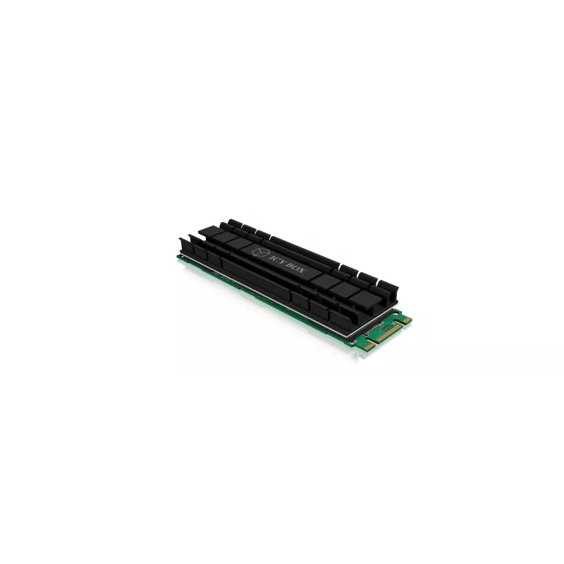 ICY BOX IB-M2HS-701 M.2 NVMe SSD Heatsink/Radiator Black 1 pc(s)