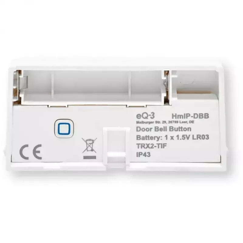 Wireless doorbell button HomeMatic HmIP-DBB battery powered — HomeMatic