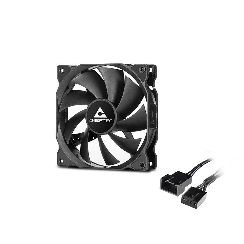 Chieftec ZF-1225PWM computer cooling system Computer case Fan 12 cm Black 1 pc(s)