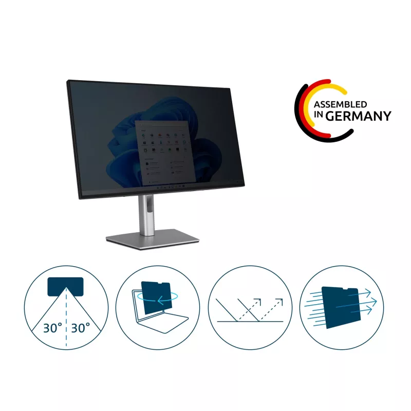 Kensington 2-way Removable Privacy Screen Filter for 22 inch Monitors 16:10