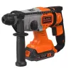 Drill Black & Decker BCD900E2K-QW 1880 RPM SDS Plus, 2.5 Ah Battery