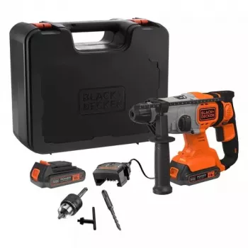 Drill Black & Decker BCD900E2K-QW 1880 RPM SDS Plus, 2.5 Ah Battery