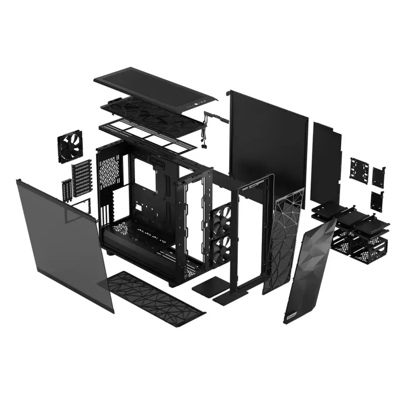 PC Case Fractal Design Meshify 2 XL Light Tempered Glass Tower Black