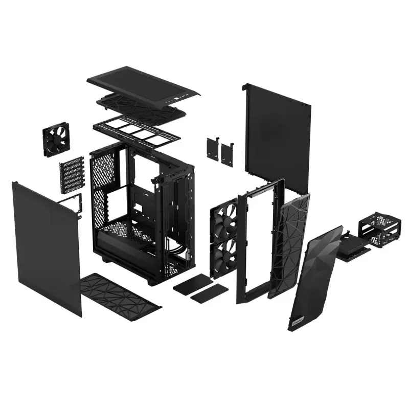 PC Case Fractal Design Meshify 2 Compact Tower Black
