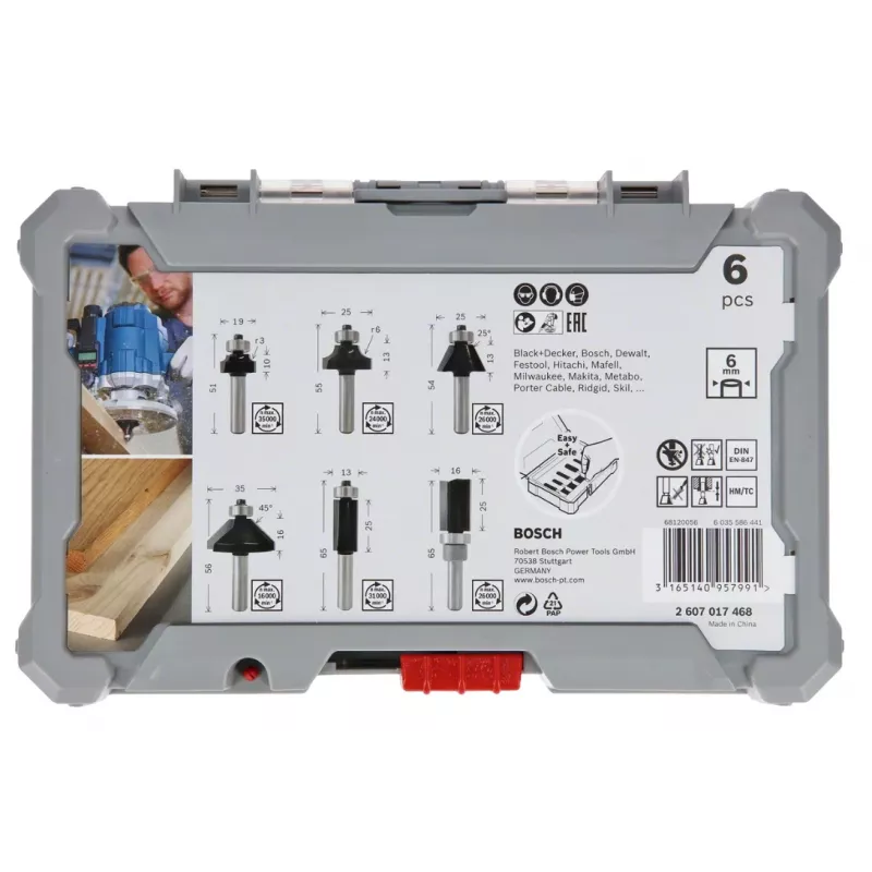 Bosch 2607017468 Bit set 6 pc(s)