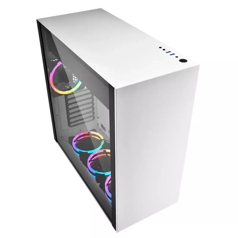 PC Case Sharkoon Pure Steel RGB Midi Tower White