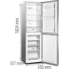 Gorenje NRK418DCS4 Freestanding 256 L Grey
