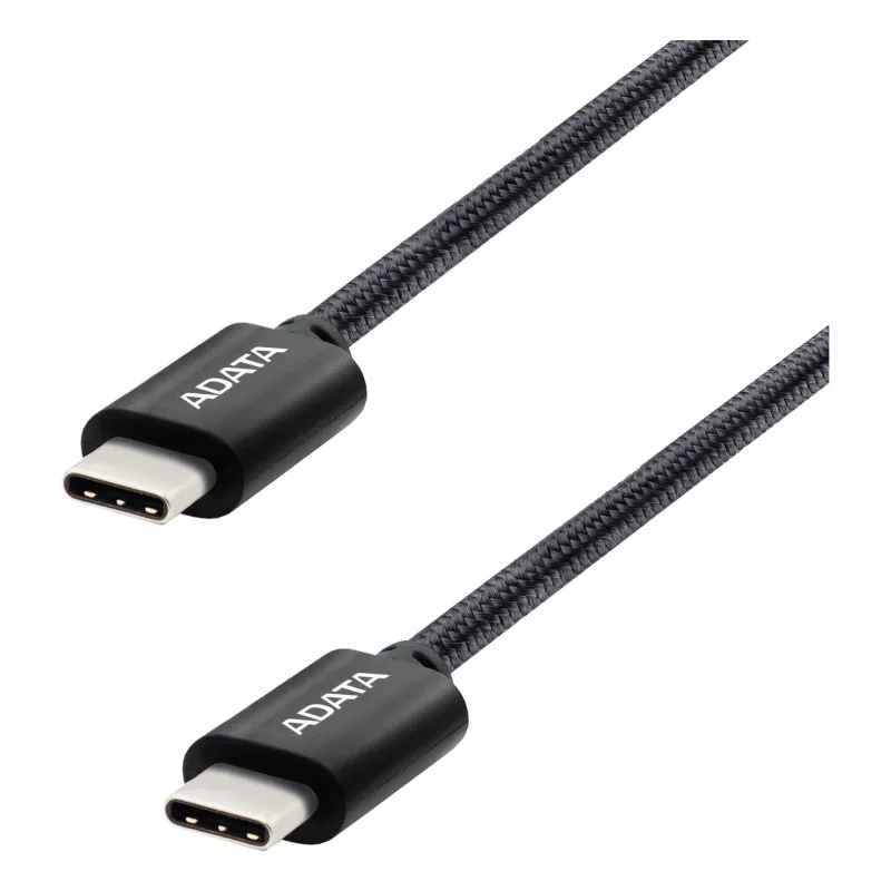 USB-C to USB-C cable ADATA CACC-200PN-BK, USB 2.0, 2 m, black