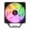 FSP NE5 Processor Cooler Air 120 mm Black ARGB, Fan, 12 cm, 800 RPM, 1600 RPM, 28 sone, Black