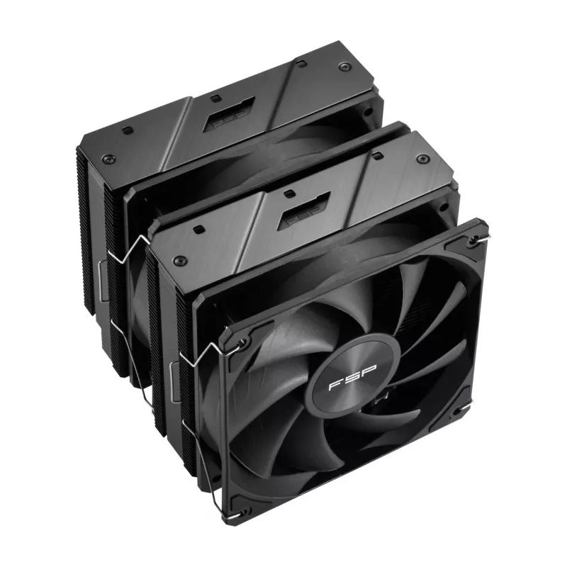FSP MP7-B Processor Cooler Air 125 mm Black, Air cooler, 12 cm, 800 RPM, 1800 RPM, Black