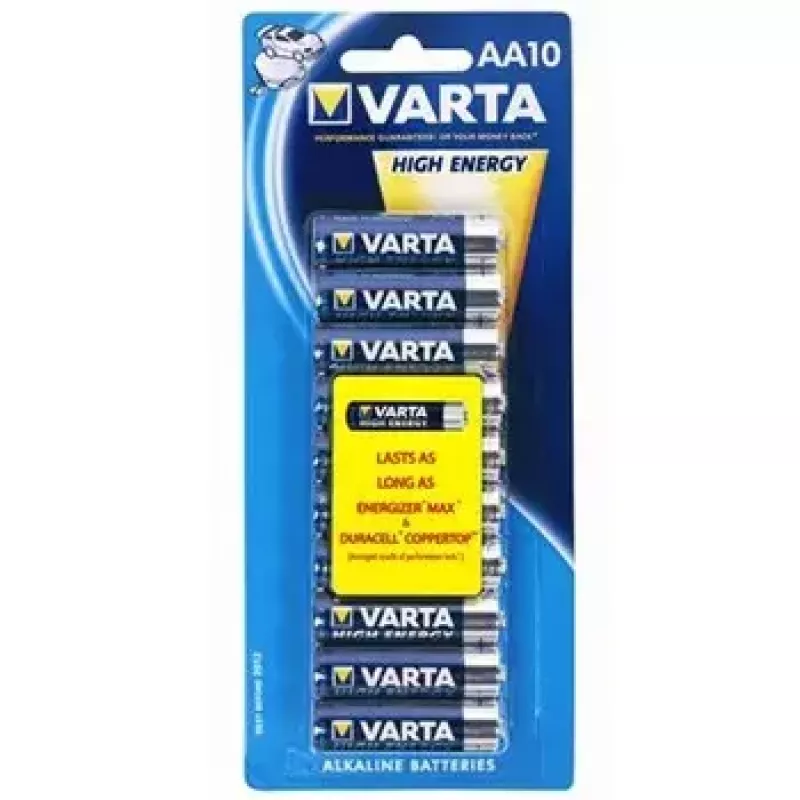Single-use battery Varta High Energy AA 10-pack