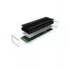 ICY BOX IB-M2HS-70 Solid-state drive Heatsink/Radiator Black 1 pc(s)