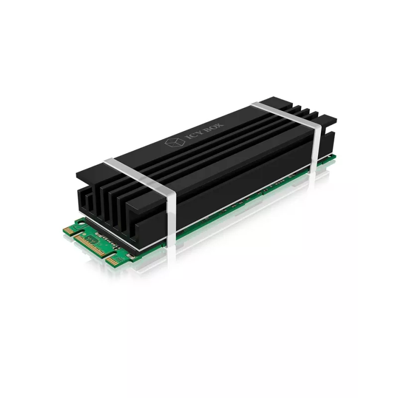 ICY BOX IB-M2HS-70 Solid-state drive Heatsink/Radiator Black 1 pc(s)