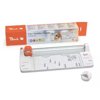Peach 5 in 1 Creative Trimmer PC200-20, 5 sheets, Orange, White, 1 pc(s)