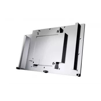 Backplate Alphacool 10248 Aluminium Chrome Copper Black 124mm
