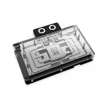 Backplate Alphacool 10248 Aluminium Chrome Copper Black 124mm