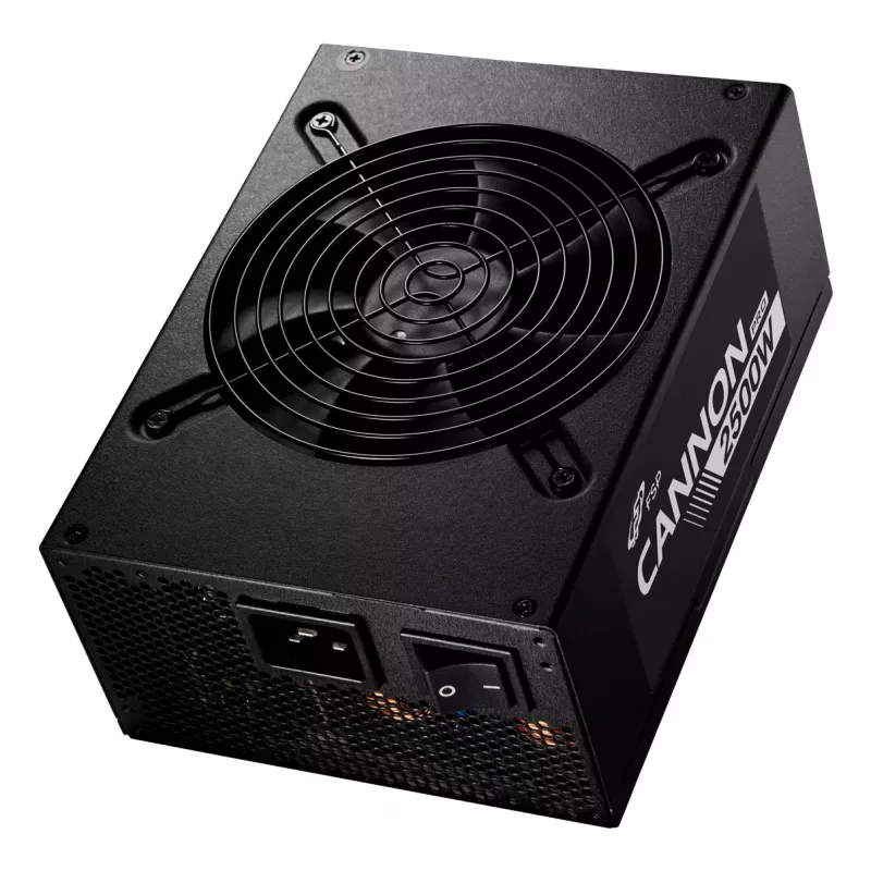 FSP CANNON PRO 2500W Power supply unit ATX ATX3.1 Black, 2500 W, 200 - 240 V, 50/60 Hz, 15 - 12 A, Active, 125 W