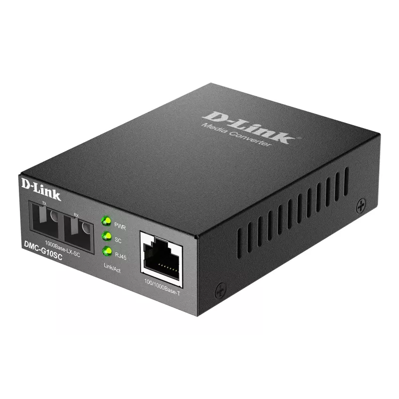 Media converter D-Link DMC-G10SC/E 100/1000BaseT to 1000BaseLX SC fiber