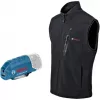 Bosch GHV 12+18V XA Professional heated vest size 3XL black with charger and battery