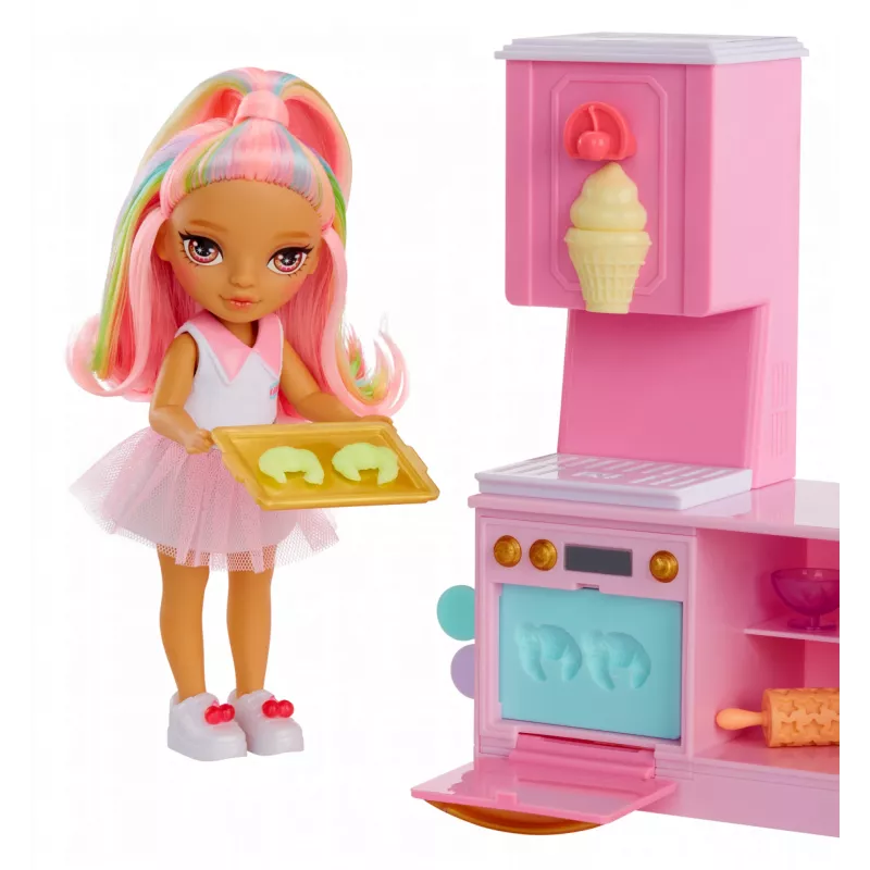 Rainbow High Little Dessert Shop with Kandy Playset, Fashion doll, Female, 4 yr(s), 140 mm, Multicolour