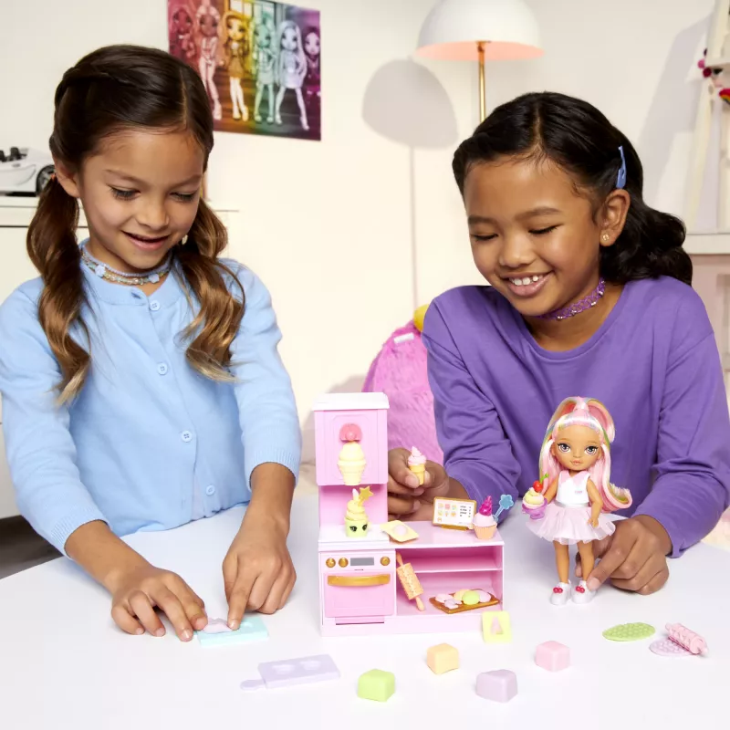 Rainbow High Little Dessert Shop with Kandy Playset, Fashion doll, Female, 4 yr(s), 140 mm, Multicolour