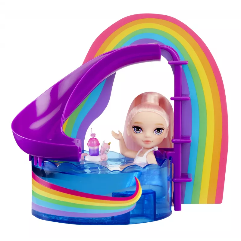 Rainbow High Little Pool Day with Blush Playset, Fashion doll, Female, 4 yr(s), 140 mm, Multicolour