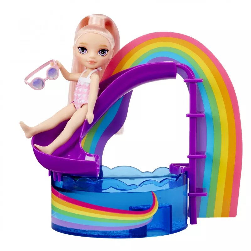 Rainbow High Little Pool Day with Blush Playset, Fashion doll, Female, 4 yr(s), 140 mm, Multicolour