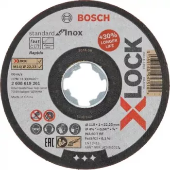Cutting disc Bosch 2 608 619 261 Flat centre Stainless steel