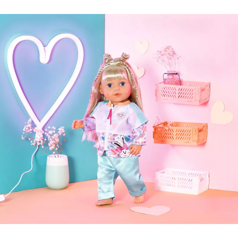Doll clothes set Zapf Creation BABY born Casual Outfit Aqua 3 years