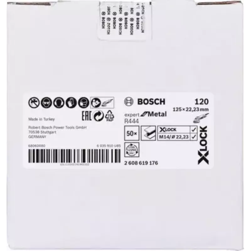 Bosch X-LOCK R444 EXPERT FOR METAL Sanding disc
