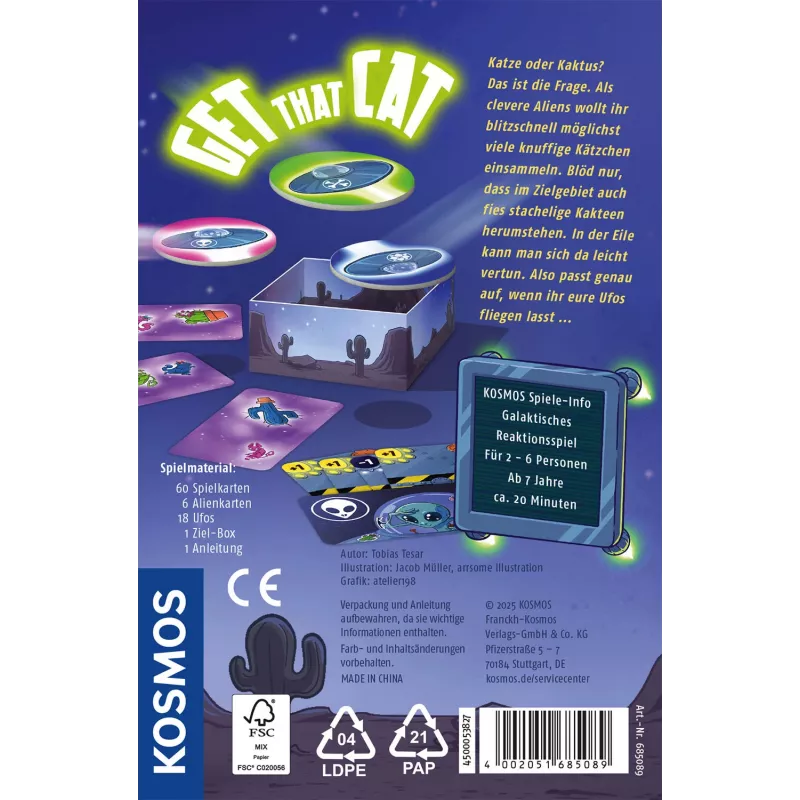 Kosmos 47855945 board/card game 20 min Travel/adventure