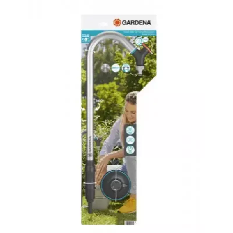 Garden water spray gun nozzle Gardena 8252-20 Aluminium Germany