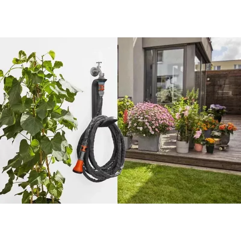 Hose Holder Gardena 18590-20 Black Wall Mount Capacity 20m