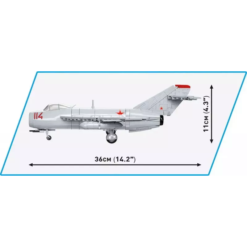 Construction Toy Cobi MiG-17 NATO Code Fresco model 5823 – brick set by Cobi