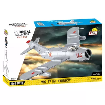 Construction Toy Cobi MiG-17 NATO Code Fresco model 5823 – brick set by Cobi