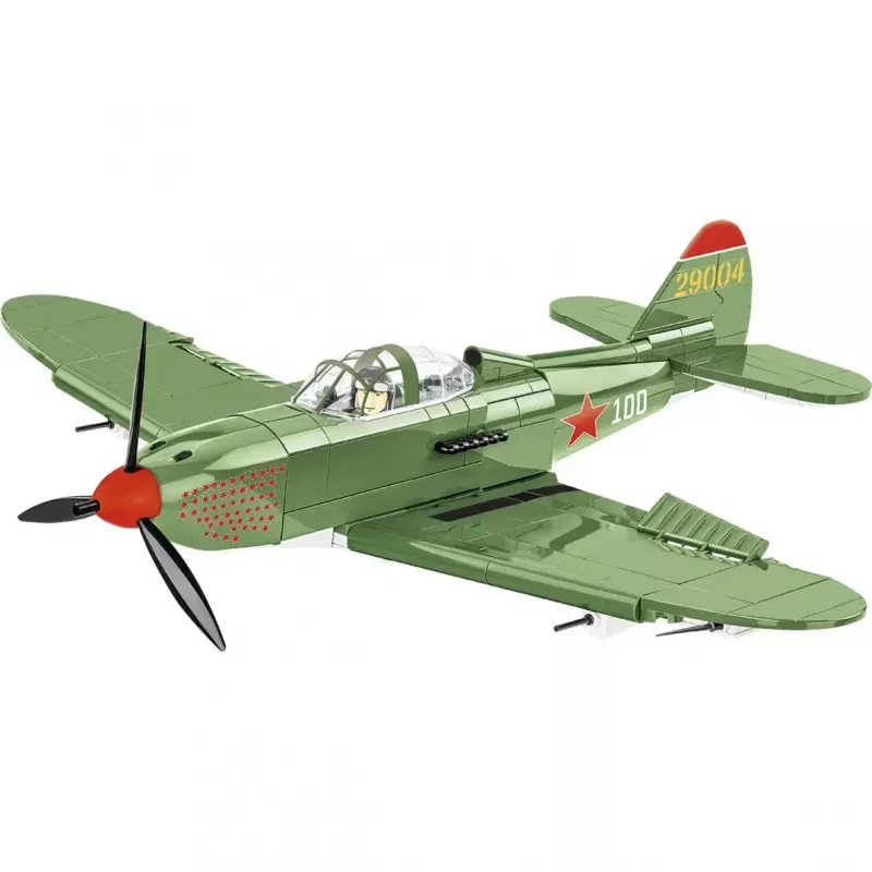 Construction Toy Cobi Bell P-39Q Airacobra Olive Green model set by Cobi