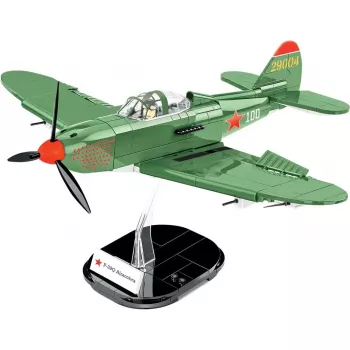 Construction Toy Cobi Bell P-39Q Airacobra Olive Green model set by Cobi