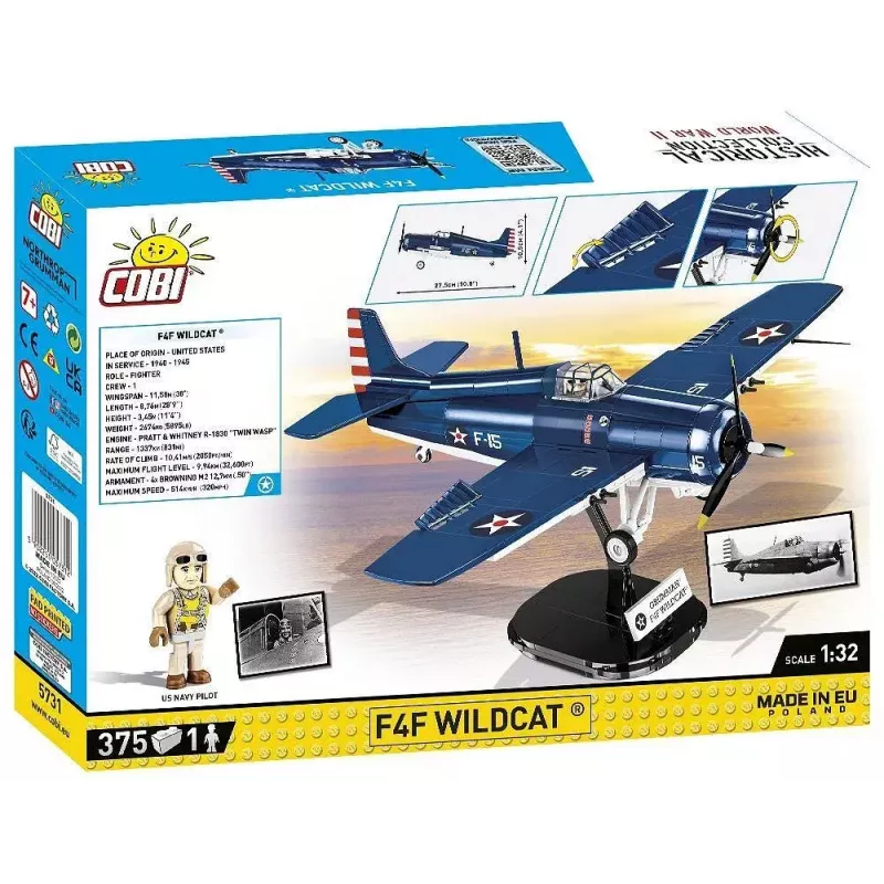 Building blocks COBI F4F Wildcat Northrop Grumman 375 pieces