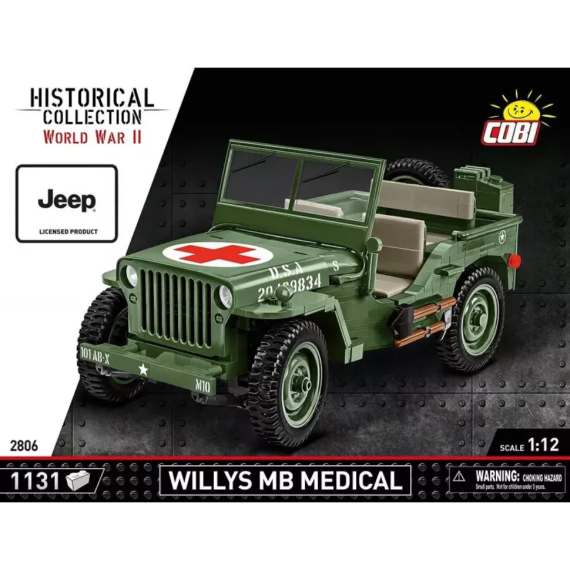 Building set COBI Willys MB Medical 1131 pieces for ages 10+
