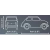 Construction toy Cobi Fiat Abarth 595 model 24514 — scale 1:35, collectible buildable vehicle